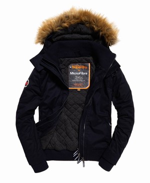 Superdry Microfibre SD-Windbomber Férfi Kabát Sötétkék | UVNXZ1845